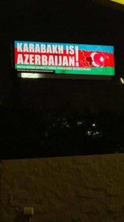 ABŞ-ın ermənilərin sıx yaşadığı yerlərində “Qarabağ Azərbaycandır” lövhələri quraşdırıldı - FOTO  