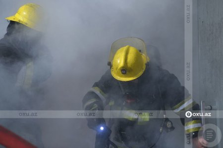 Yasamalda çoxmərtəbəli yaşayış binasında yanğın olub, ölən var