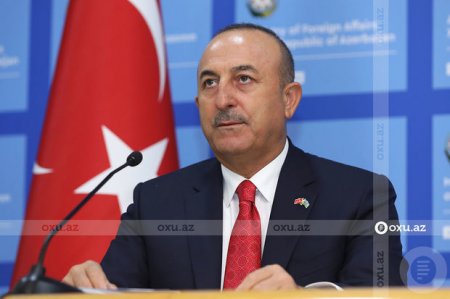 Mövlud Çavuşoğlu: “Bir millət, bir ürək, bir can, Türkiyə-Azərbaycan!” - FOTO