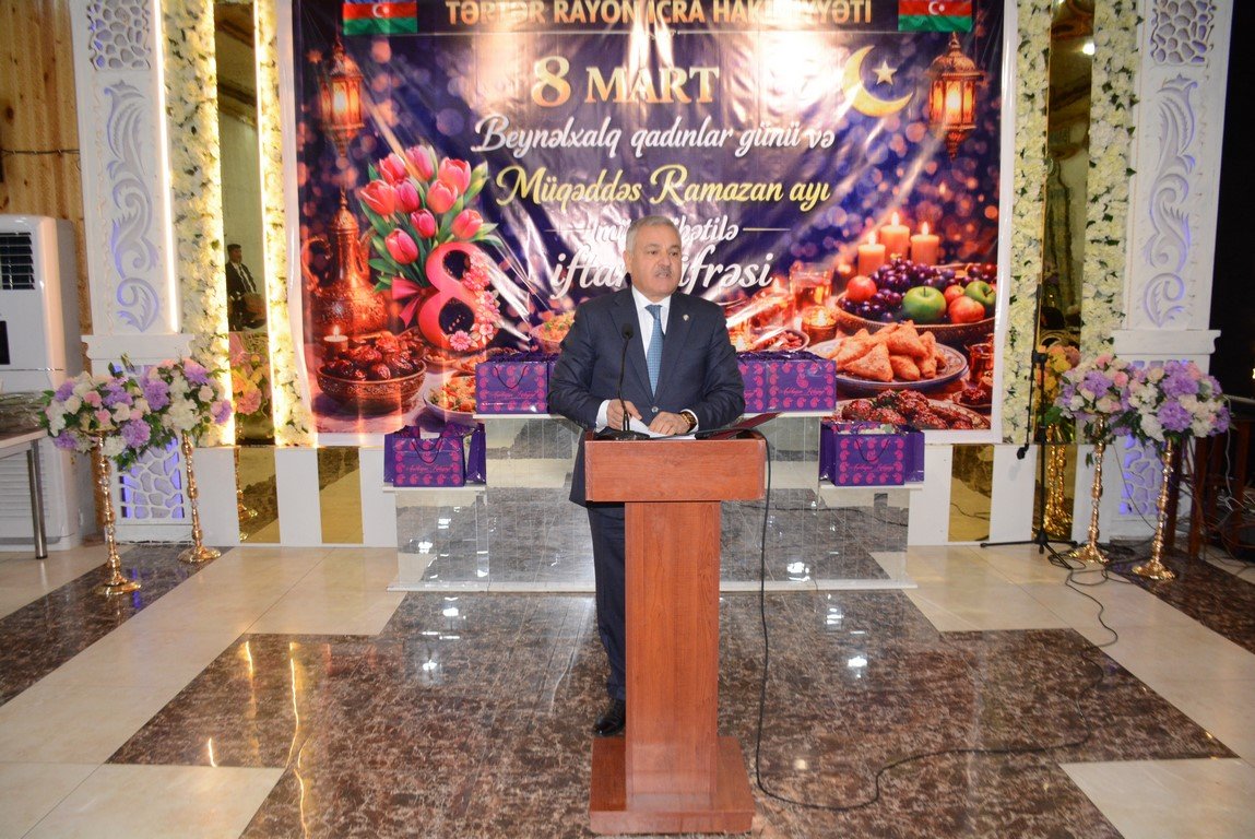 Tərtərdə 8 Mart Beynəlxalq Qadınlar Günü münasibətilə tədbir keçirilib