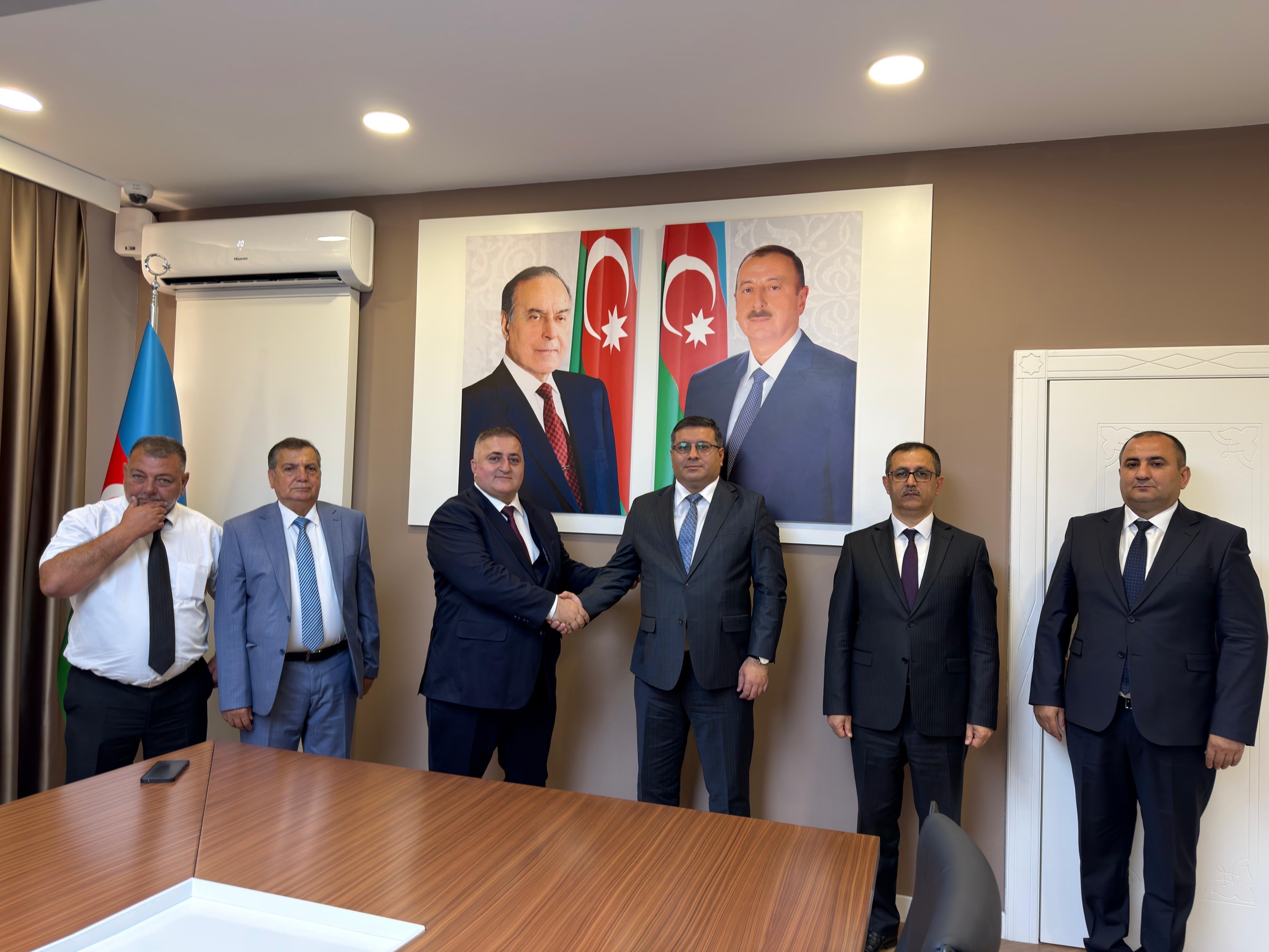 AZTURK Holding prezidenti Güləli Bağırov Naxçıvanda iqtisadiyyat naziri Kazım Hüseynəliyevlə görüşüb